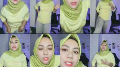 New Asian beautiful hijab style outfit mantap kelihatan cantik banget
